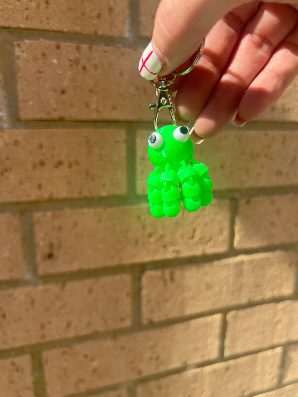 3D Printed Octopus Fidget Keyring | Articulated Sensory Keychain | ADHD & Autism Friendly | Pocket Stress Relief Toy