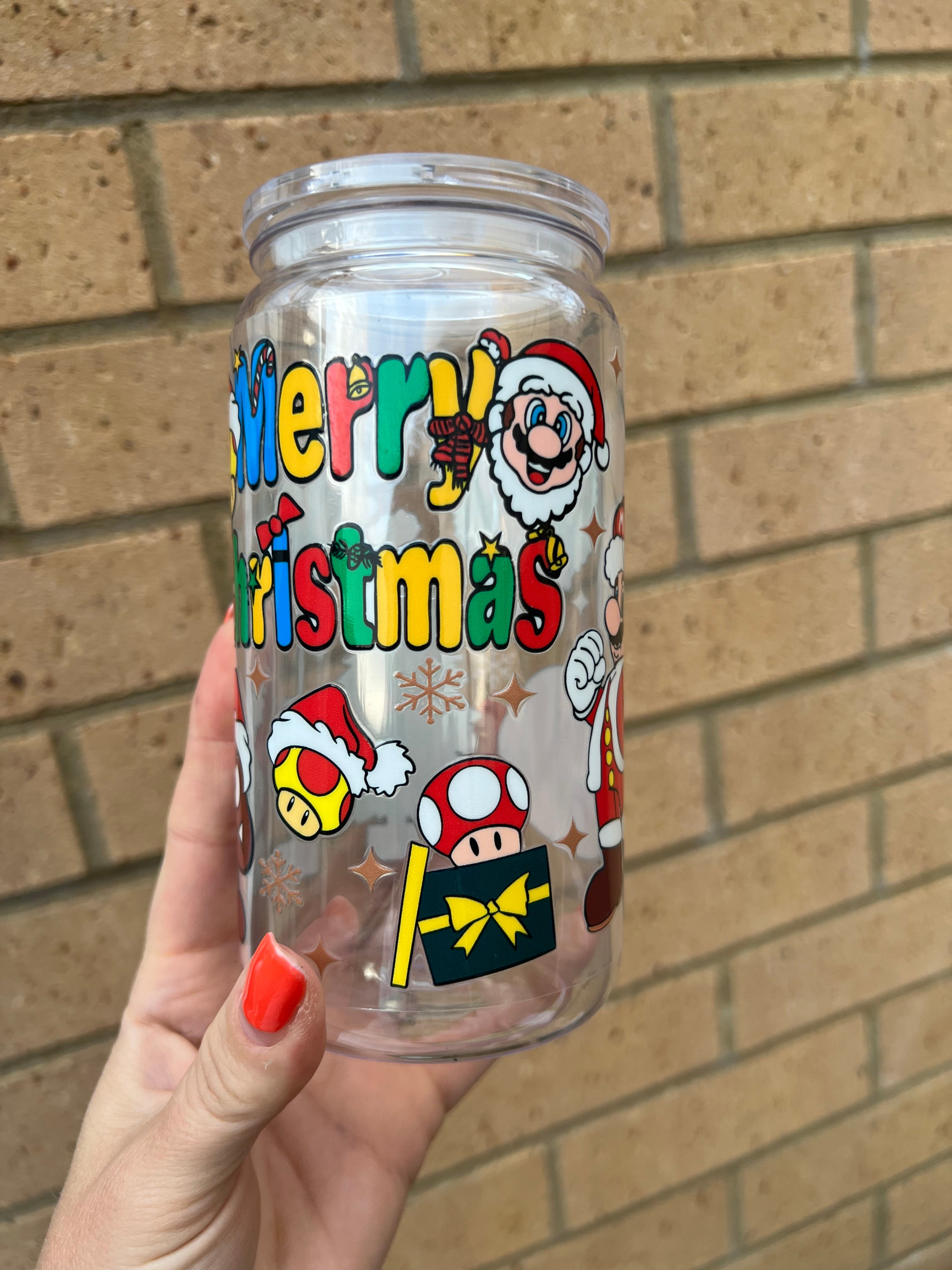 Kids Christmas Plastic Tumblers