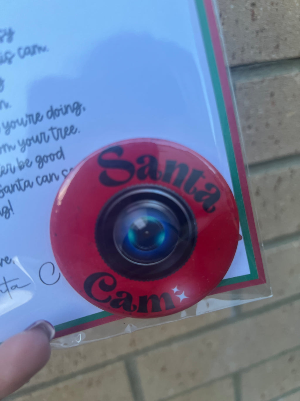 Santa Cam Magnet & Letter
