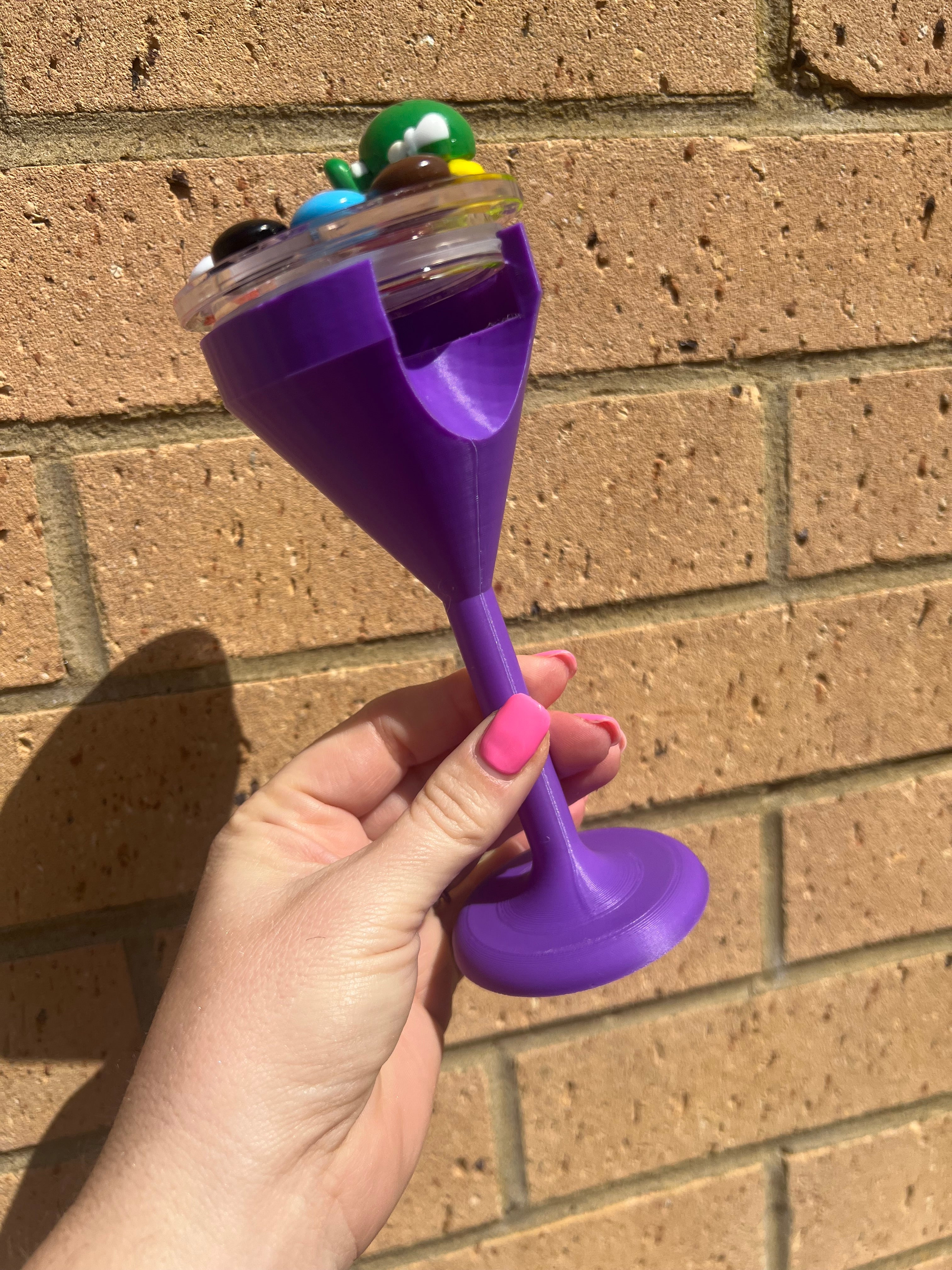 3D Printed Tumbler Lid Decorating Stand | Tumbler Lid Holder for Crafters | Lid Decorating Tool | Multiple Colours Available