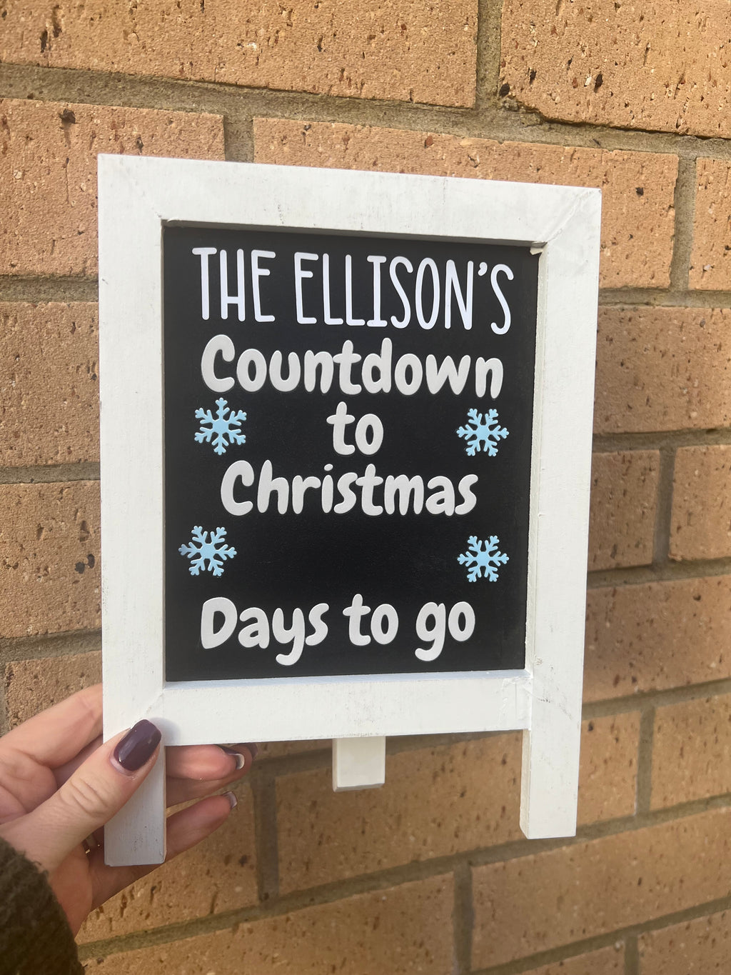 Personalised Countdown Board