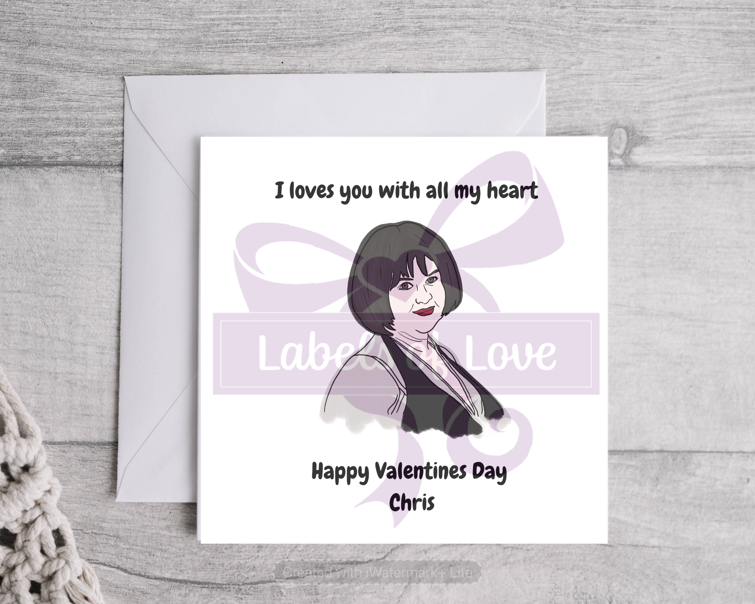 Nessa Valentines Card - Personalised Card - Gavin and Stacey Inspired