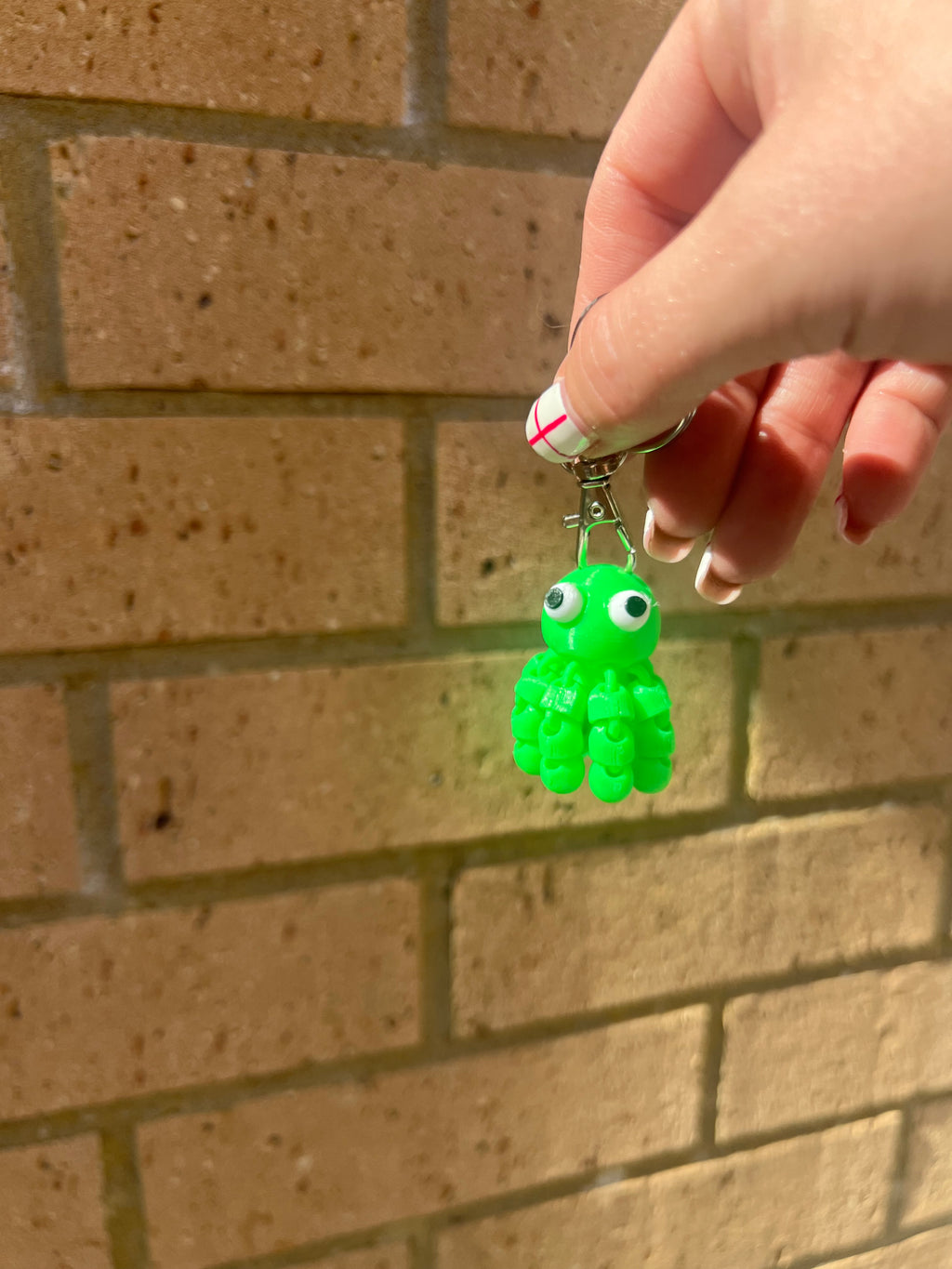 3D Printed Octopus Fidget Keyring | Articulated Sensory Keychain | ADHD & Autism Friendly | Pocket Stress Relief Toy