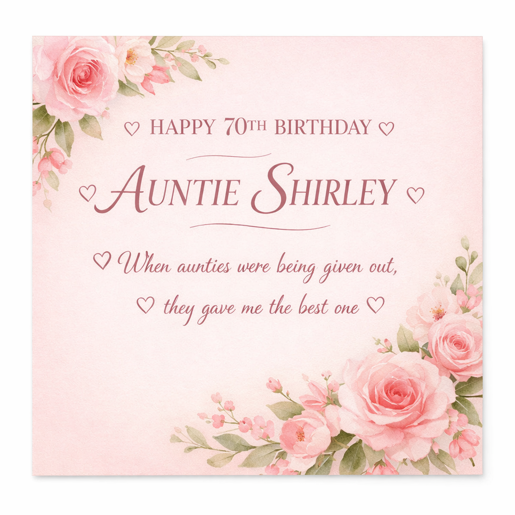 Custom 6x6 Greeting Card | Personalized Card with Photos & Text | Any Occasion | Full Color Print