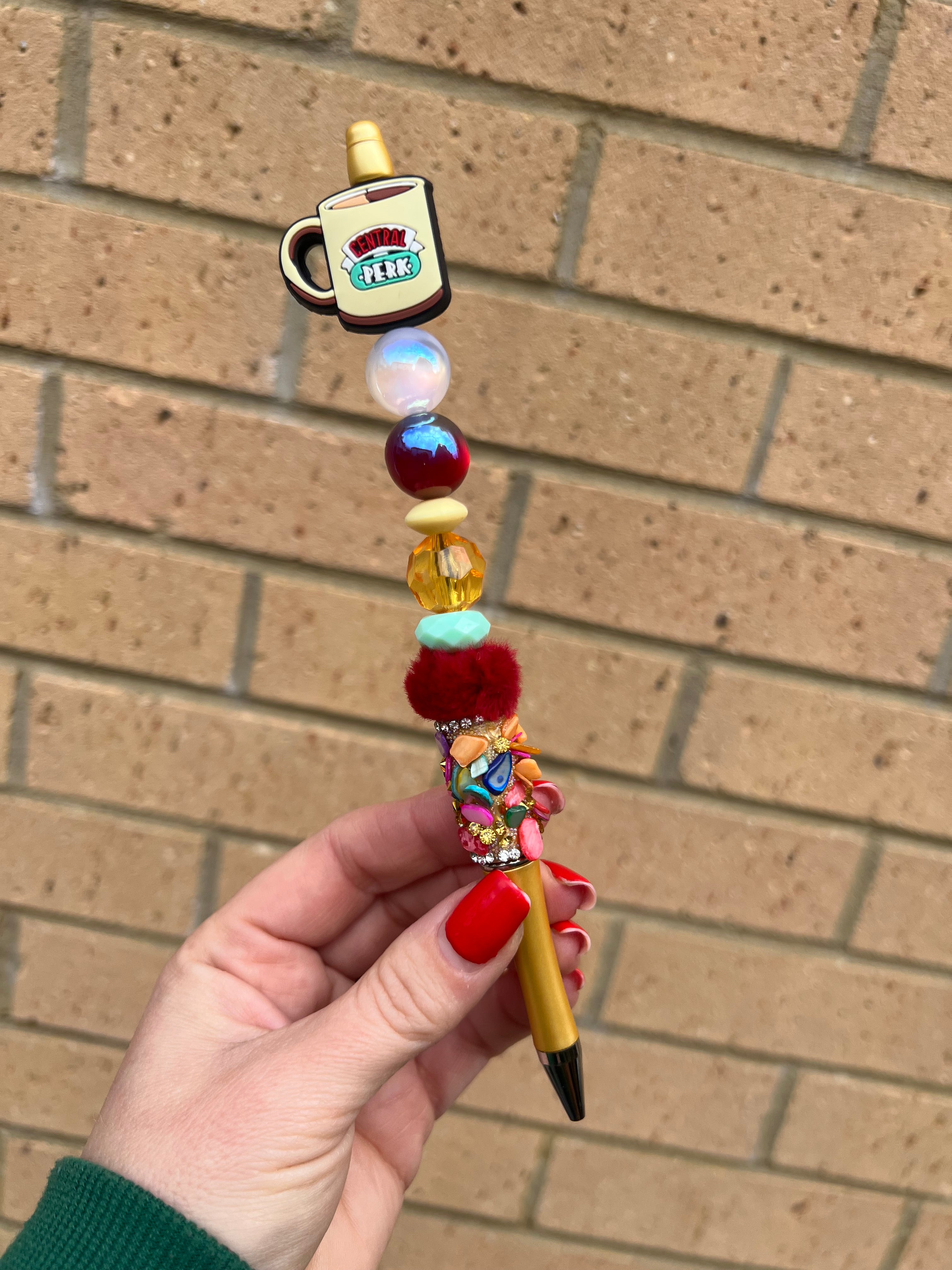 Pre made Custom Beaded Pen (extended size)