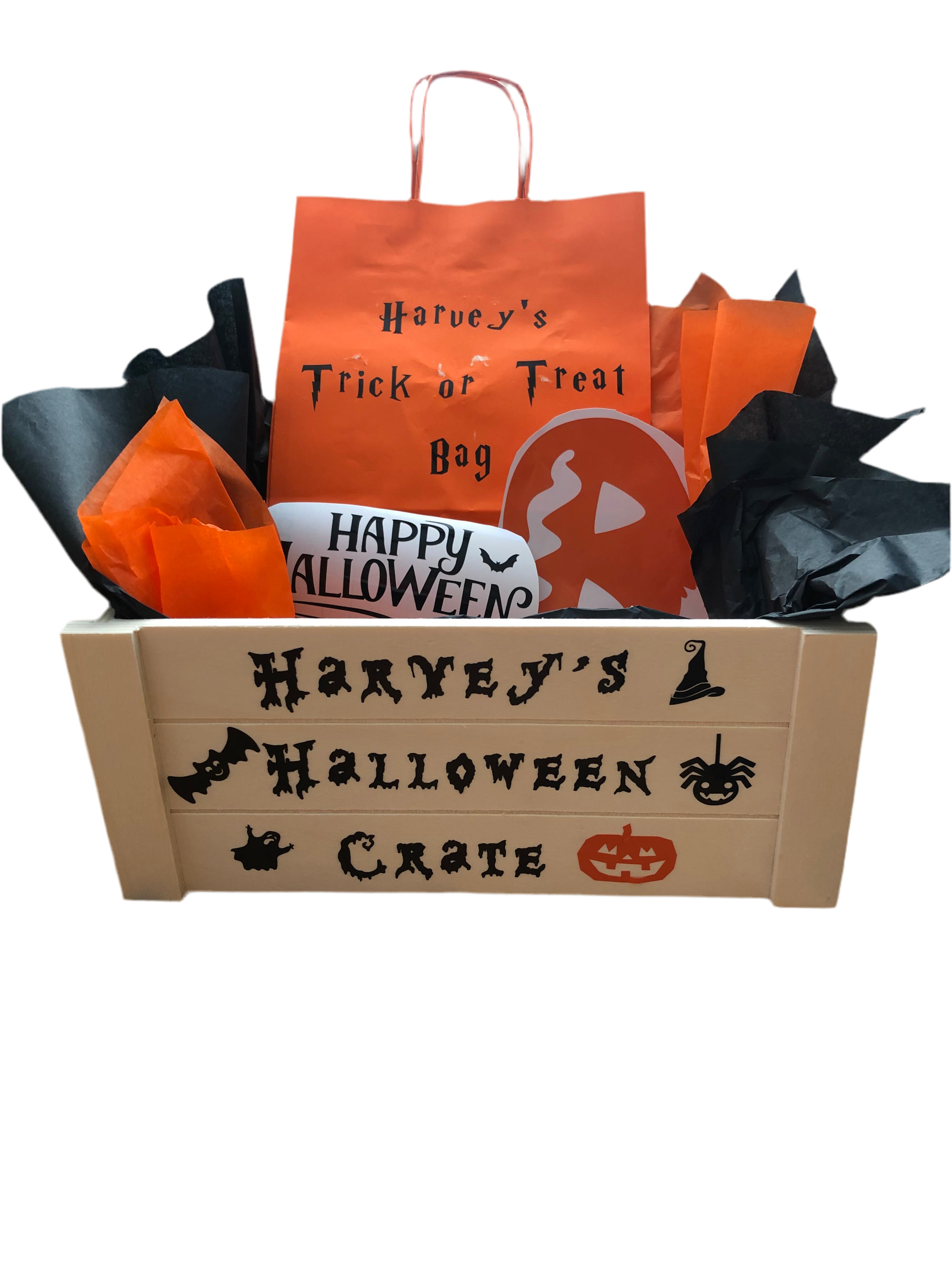 Halloween Crate - Personalised - Filled