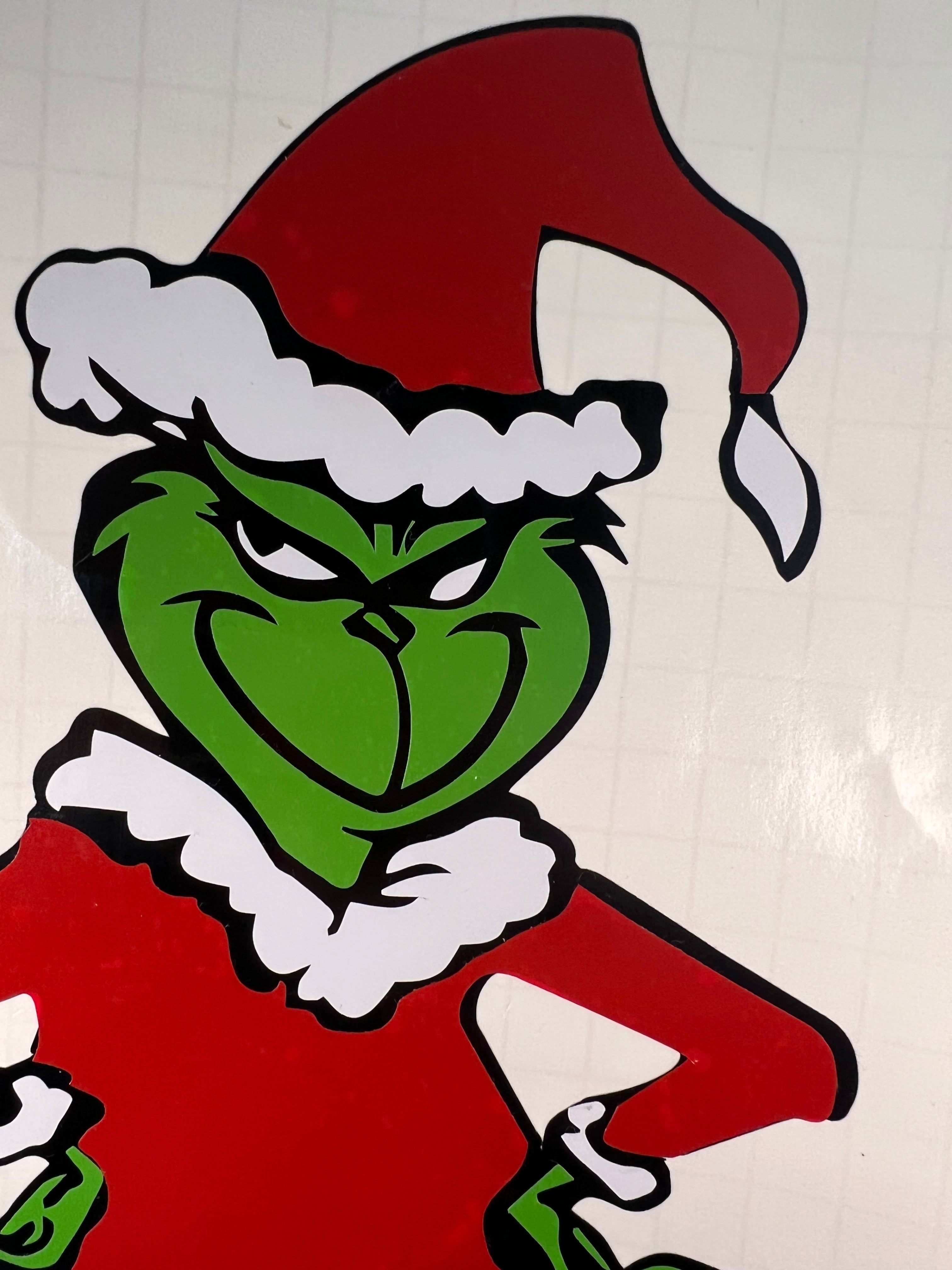 The Grinch Vinyl Sticker