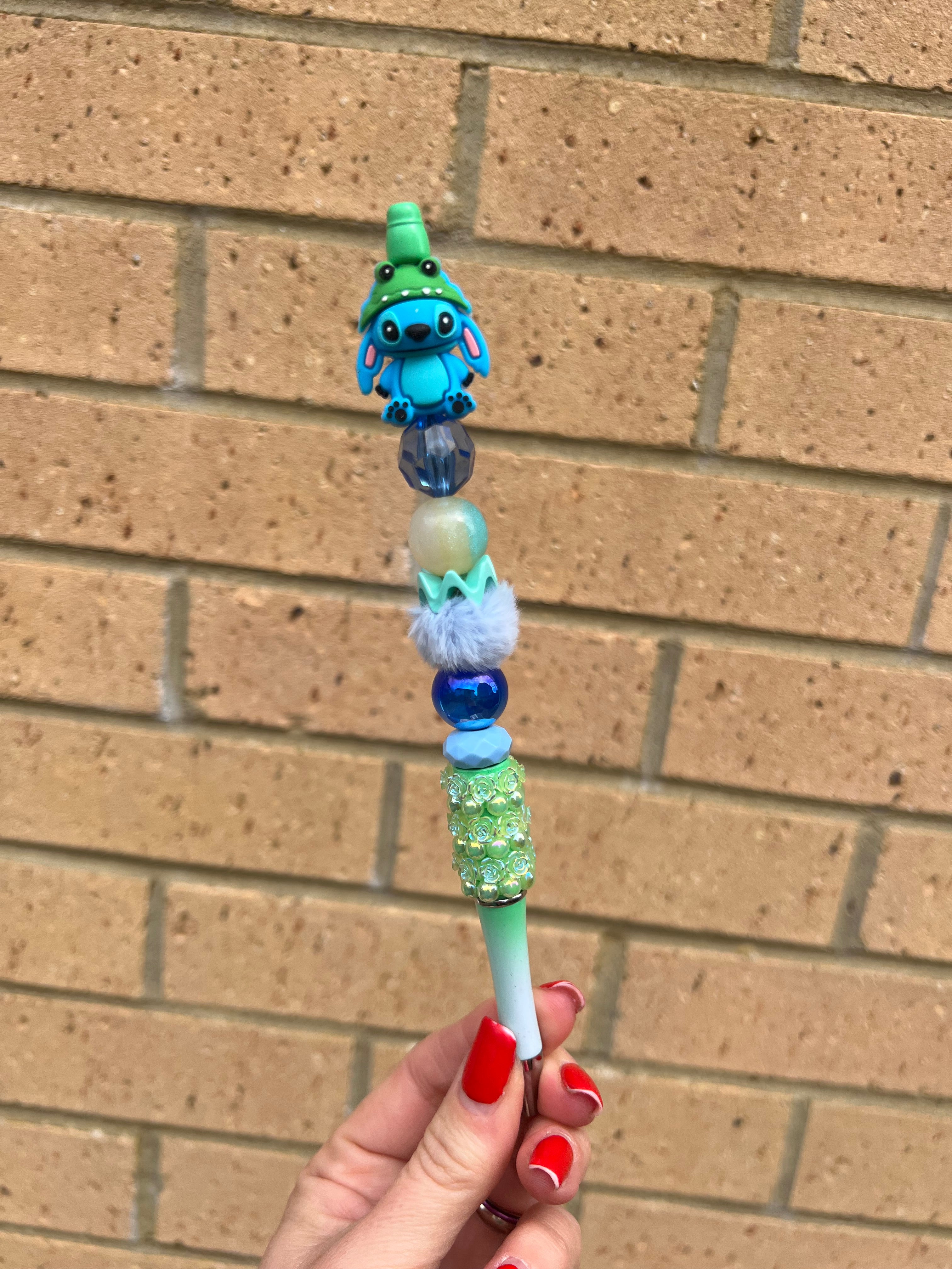 Pre made Custom Beaded Pen (extended size)