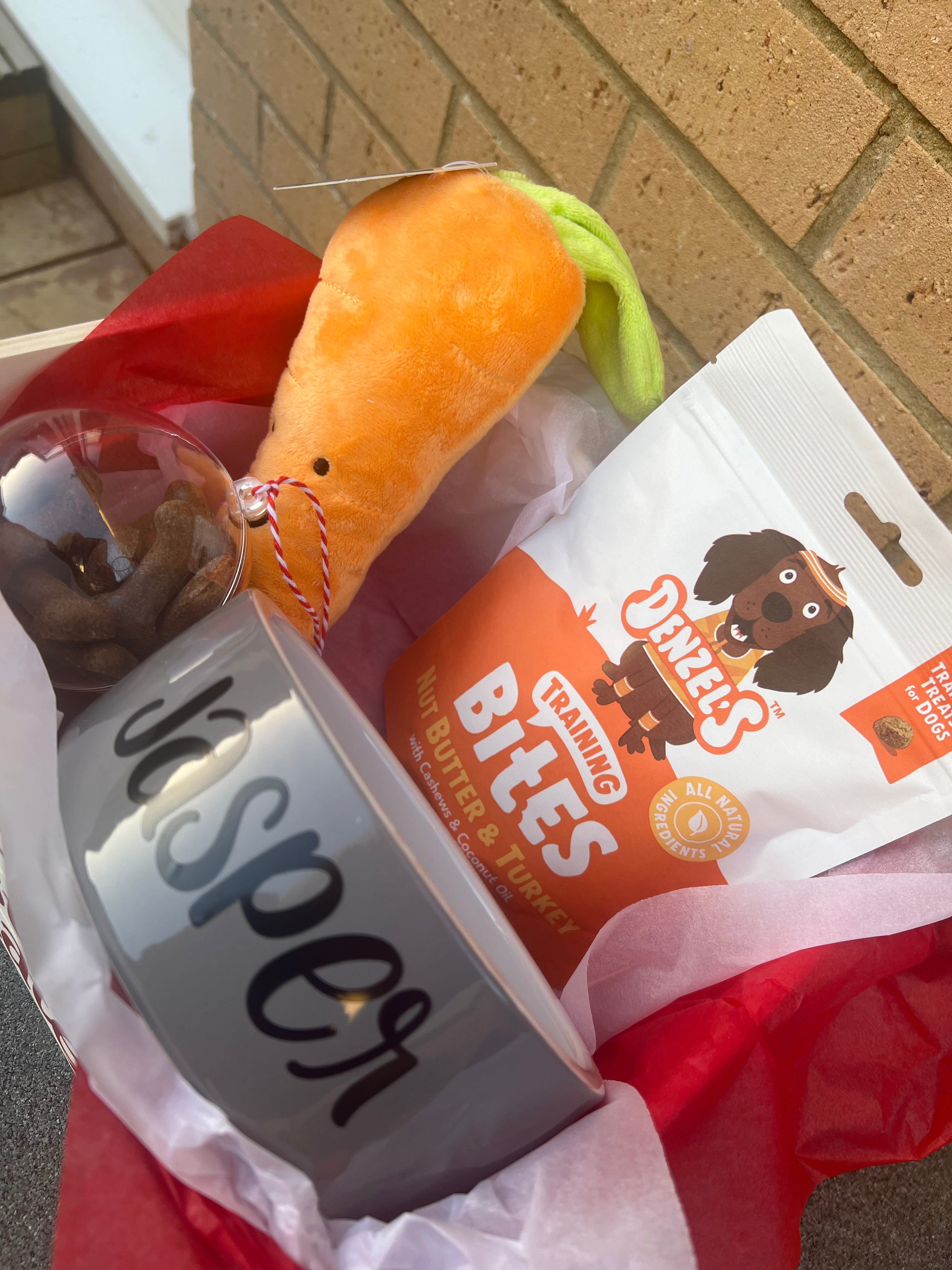 Personalised Dog Christmas Crate