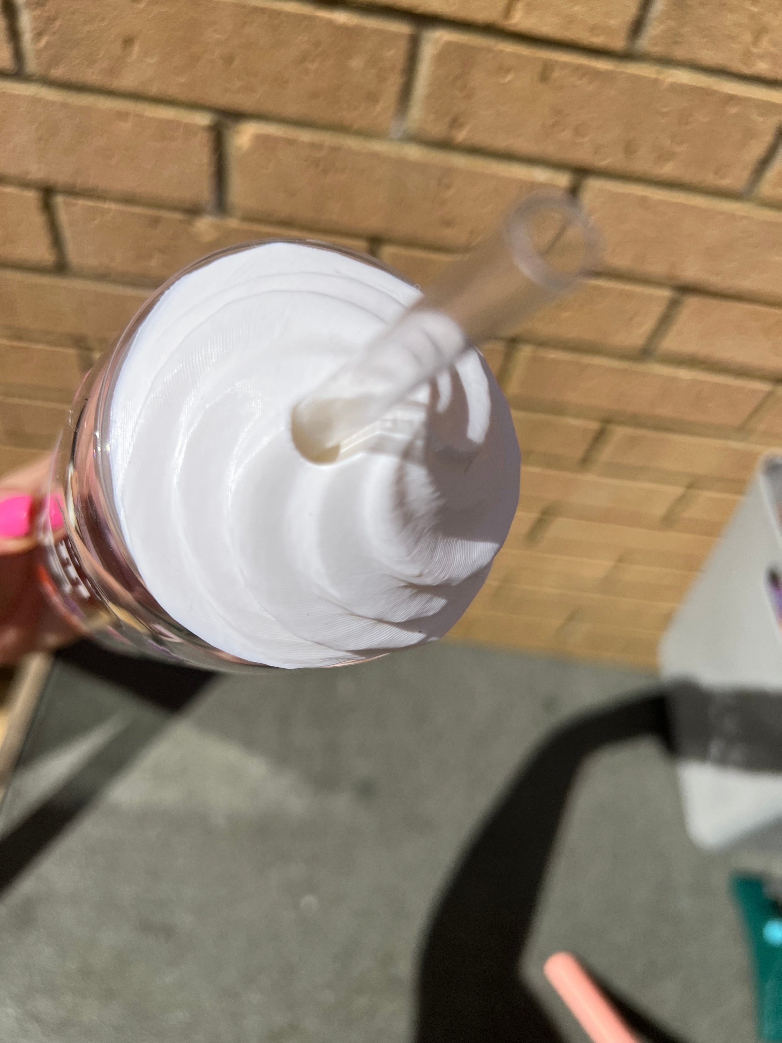 3D Printed Whipped Cream Tumbler Topper (2 pack)