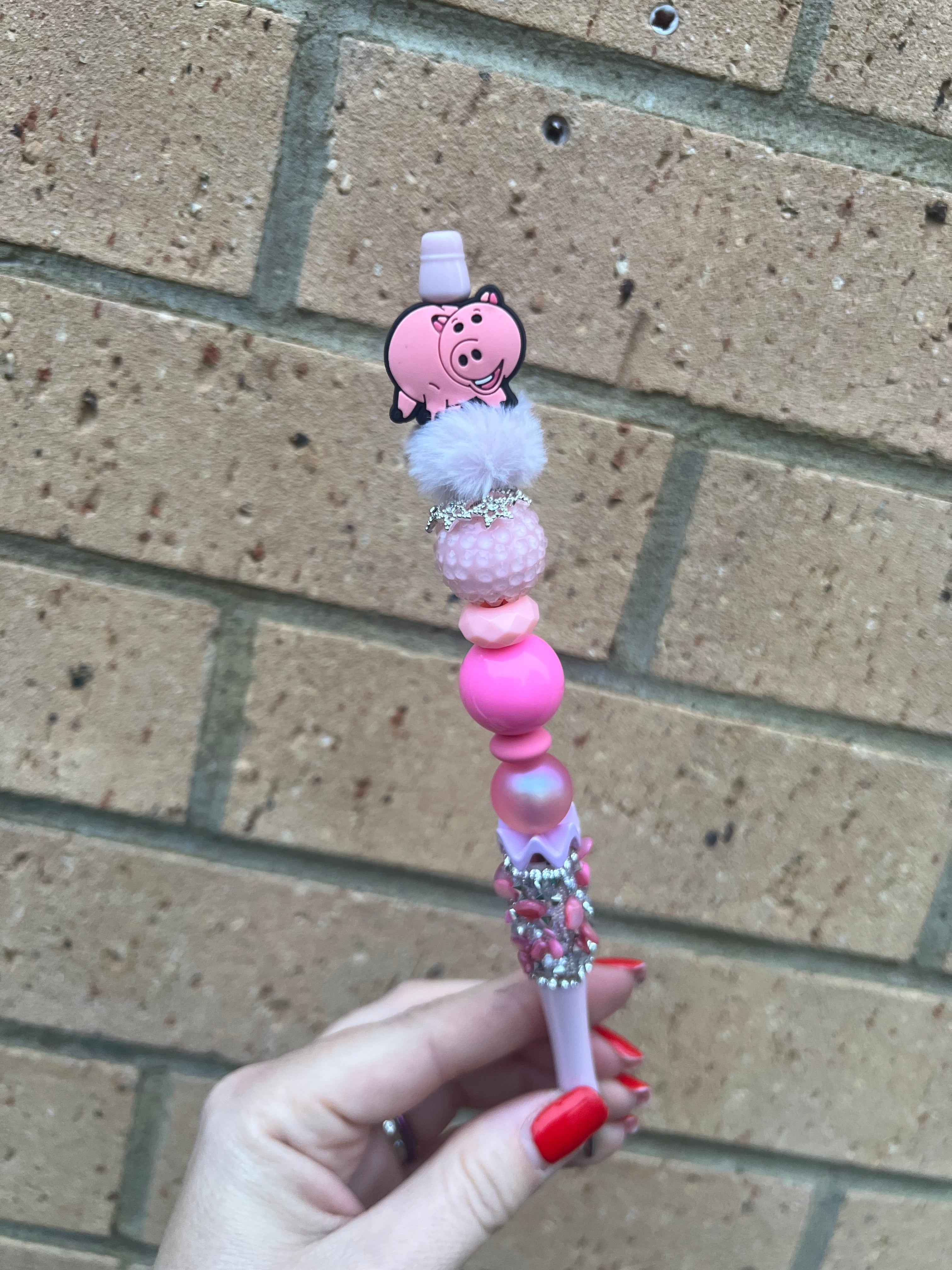 Pre made Custom Beaded Pen (extended size)