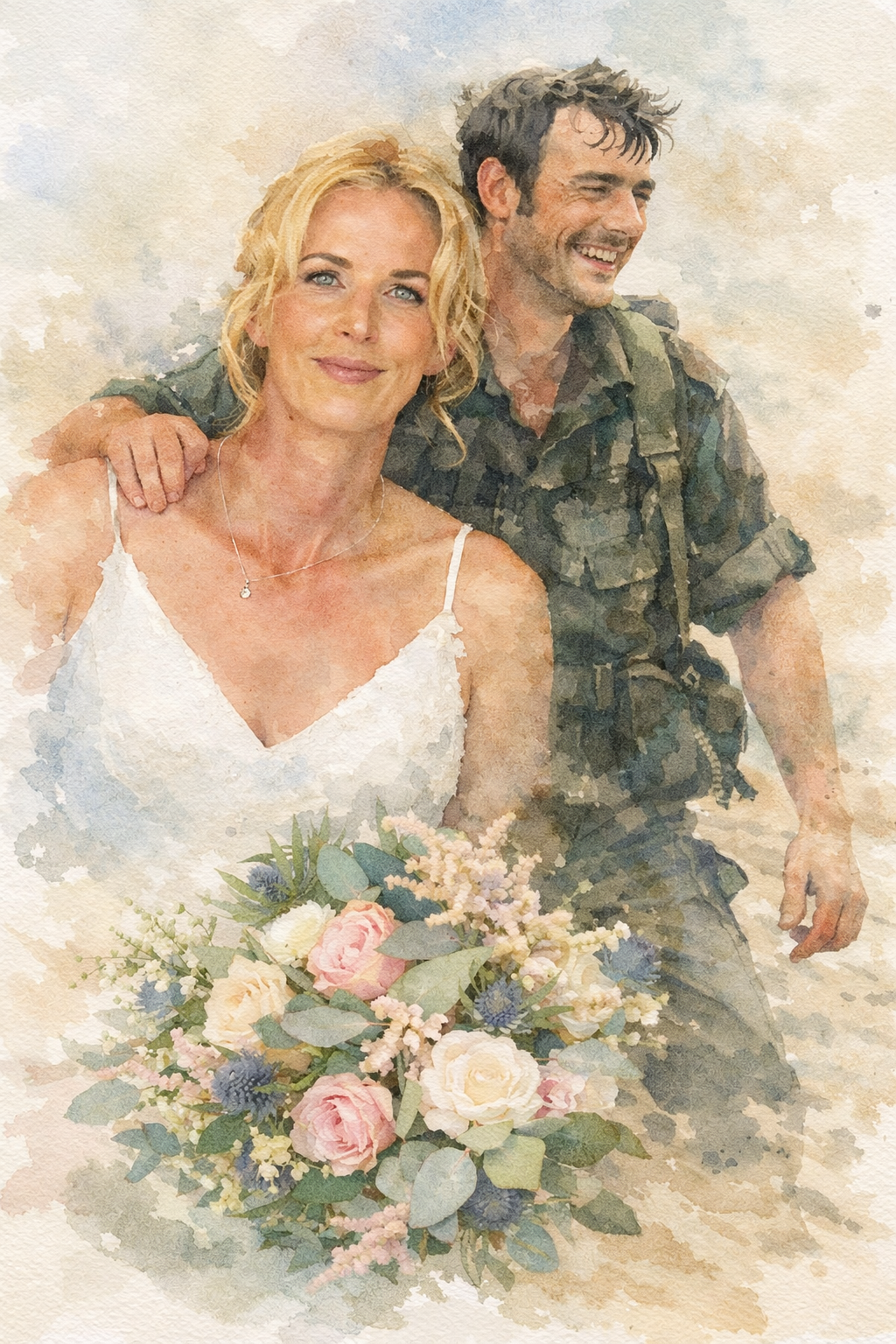 Memorial Watercolour Inspired Print