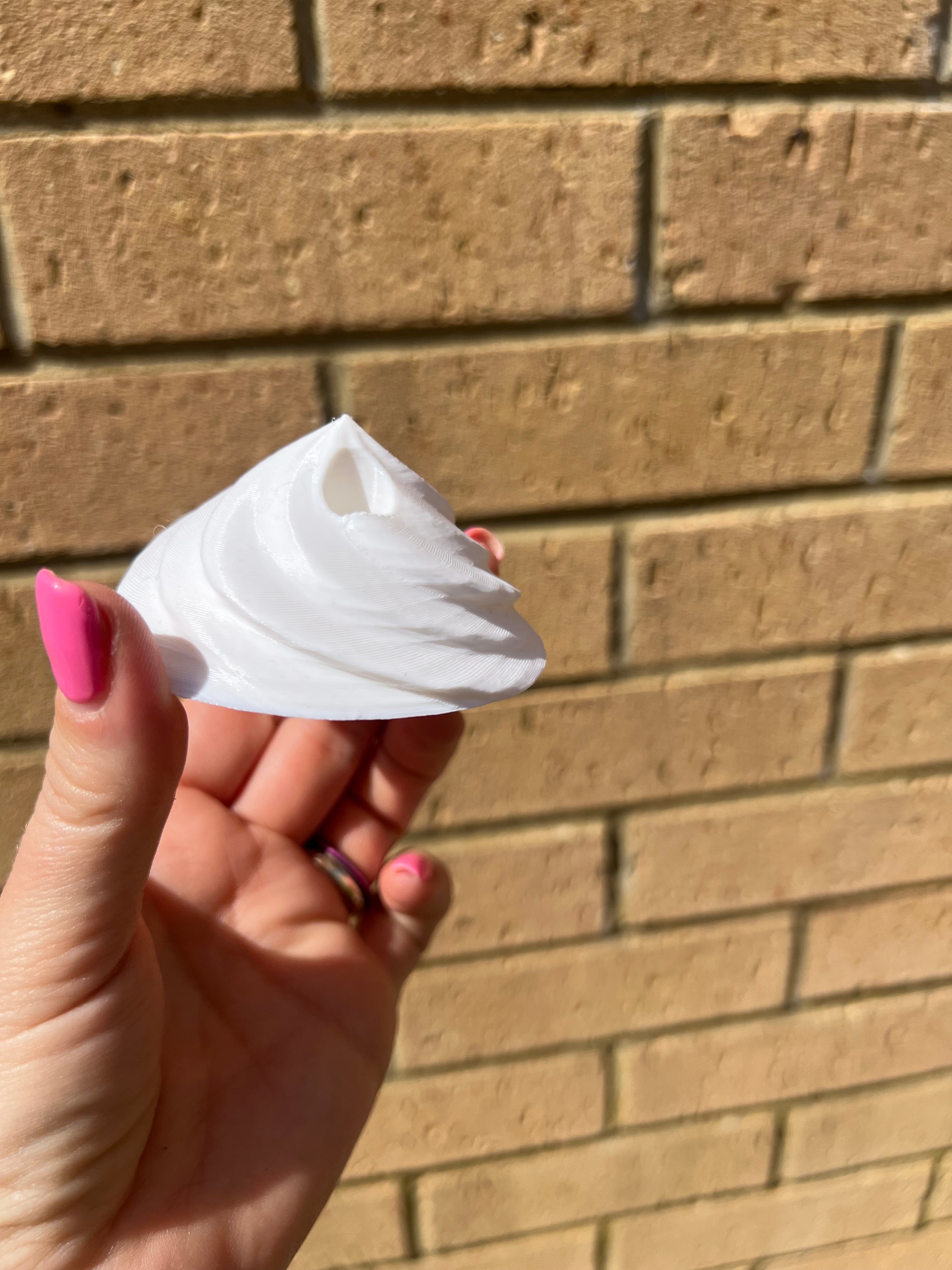 3D Printed Whipped Cream Tumbler Topper (2 pack)