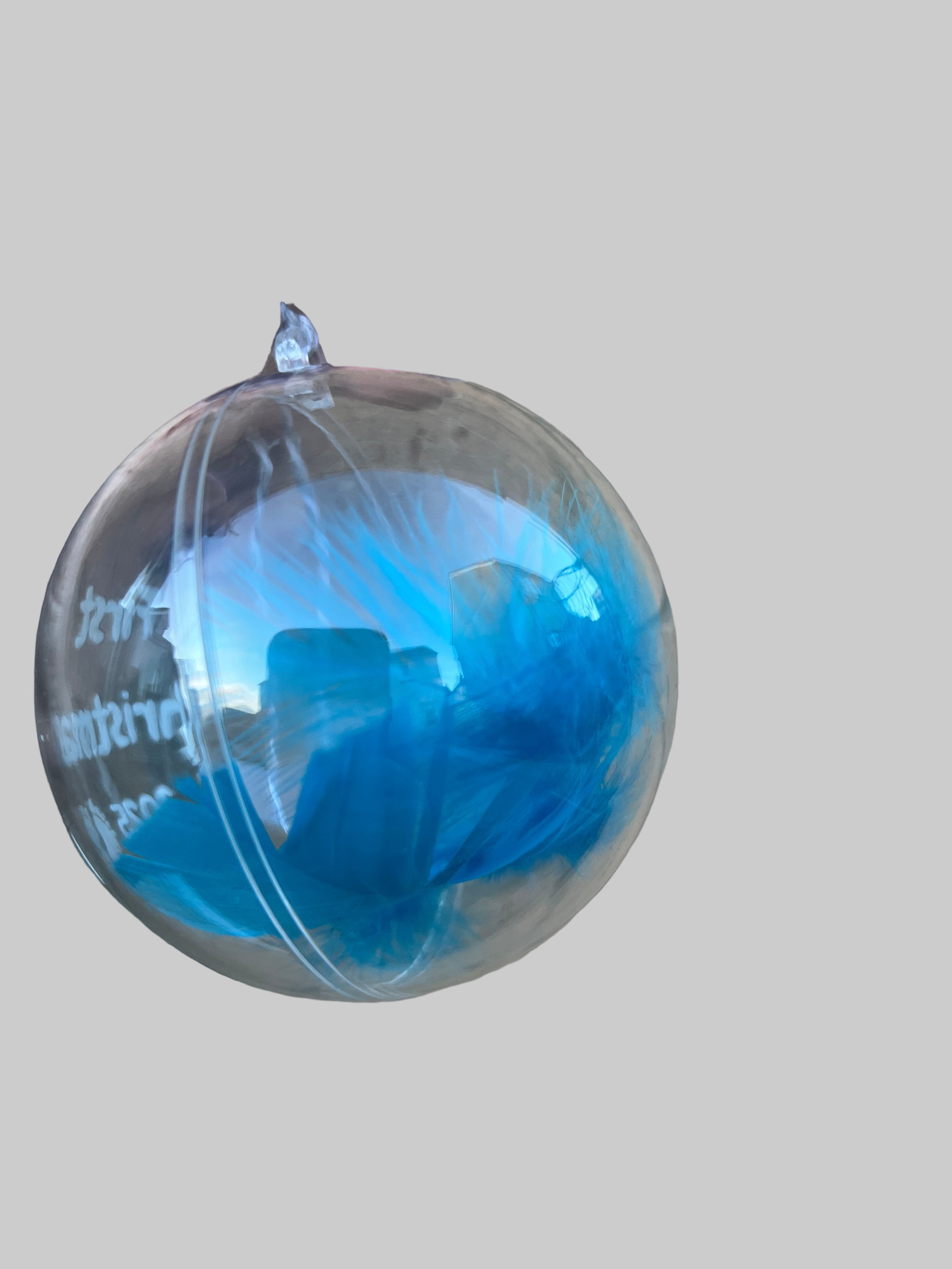 Personalised First Christmas Bauble