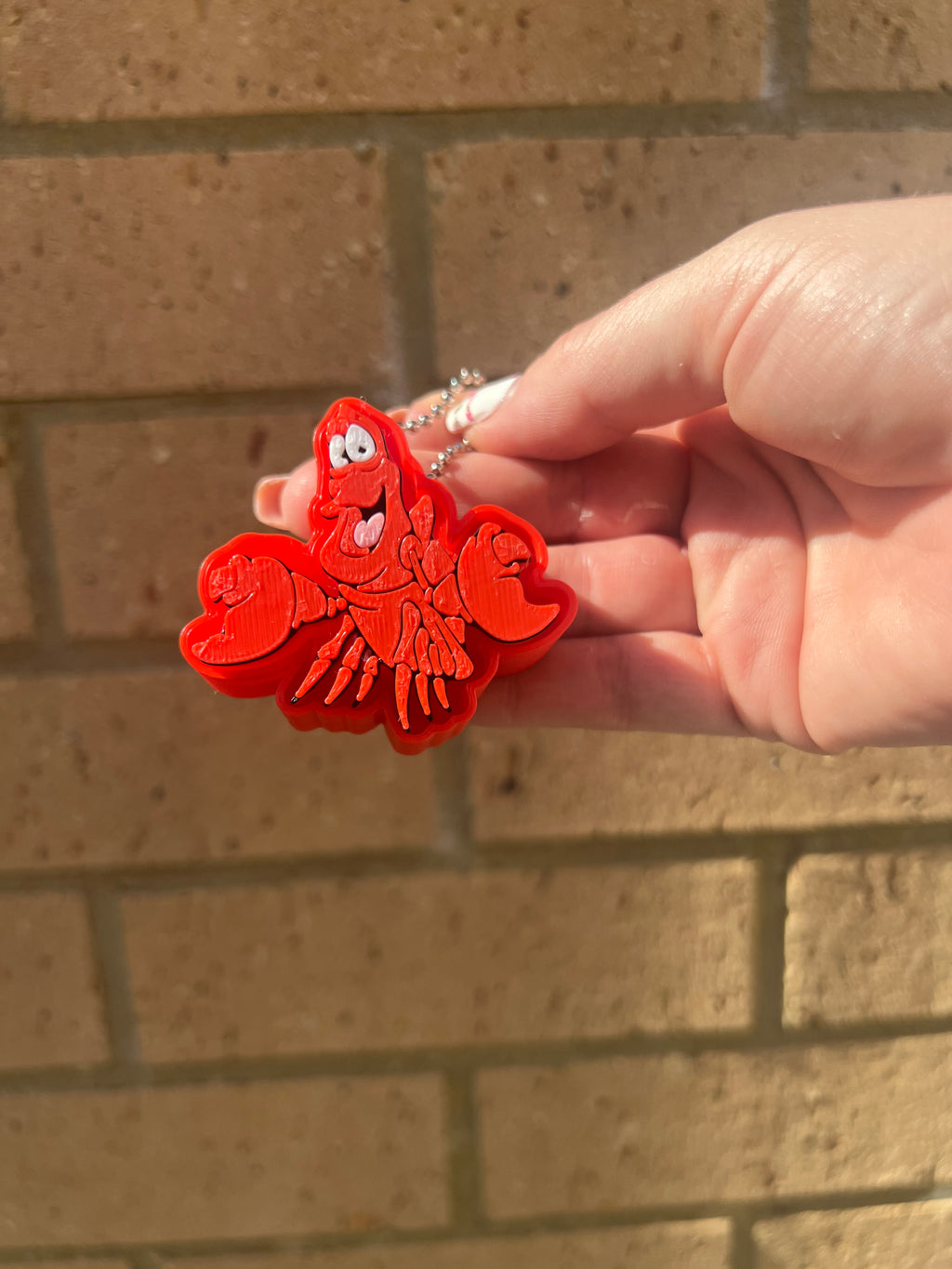 Sebastian Inspired Clicker Fidget Keyring | 3D Printed Sensory Click Toy | Pocket Fidget | ADHD & Autism Friendly