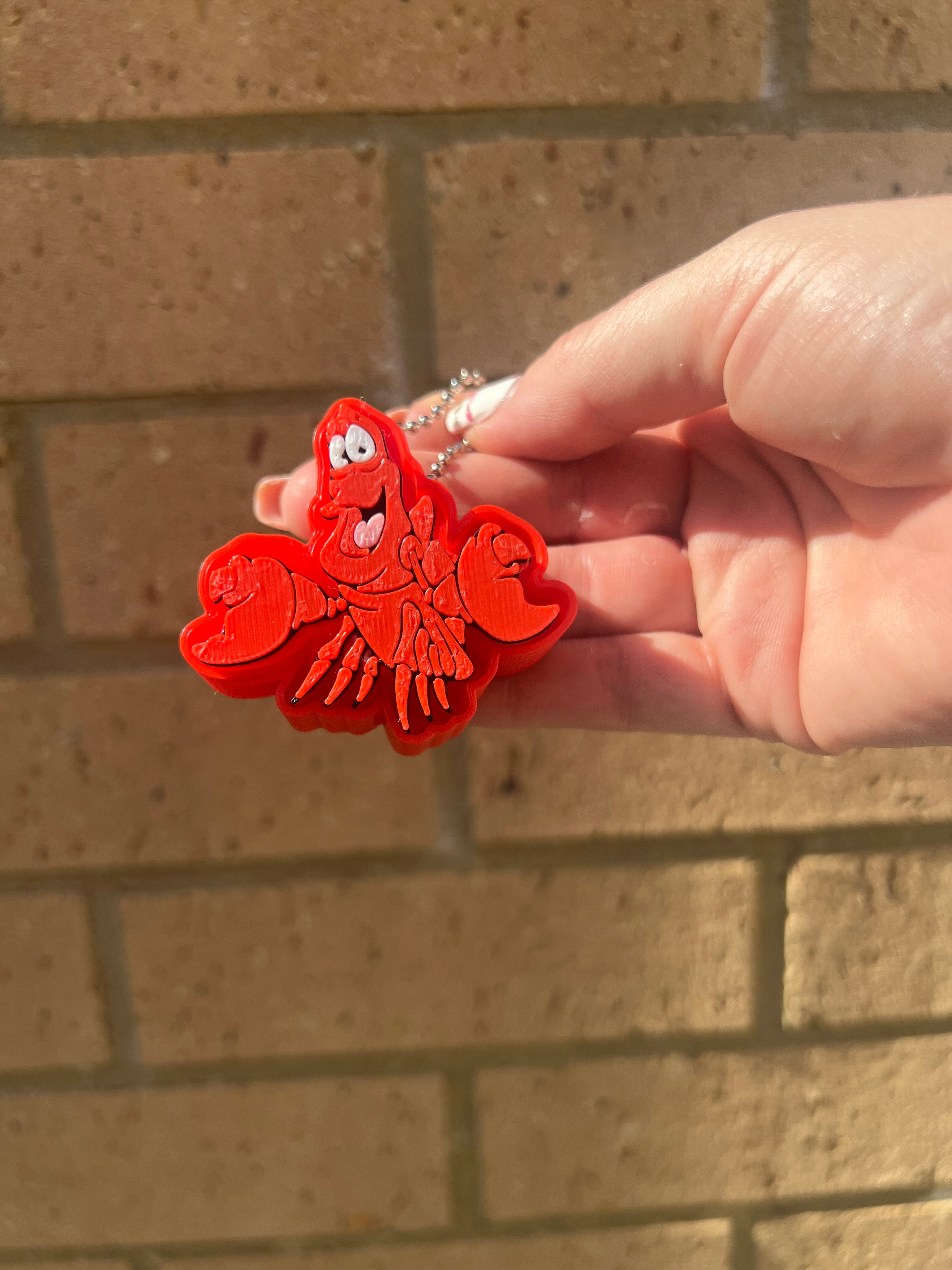 Sebastian Inspired Clicker Fidget Keyring | 3D Printed Sensory Click Toy | Pocket Fidget | ADHD & Autism Friendly