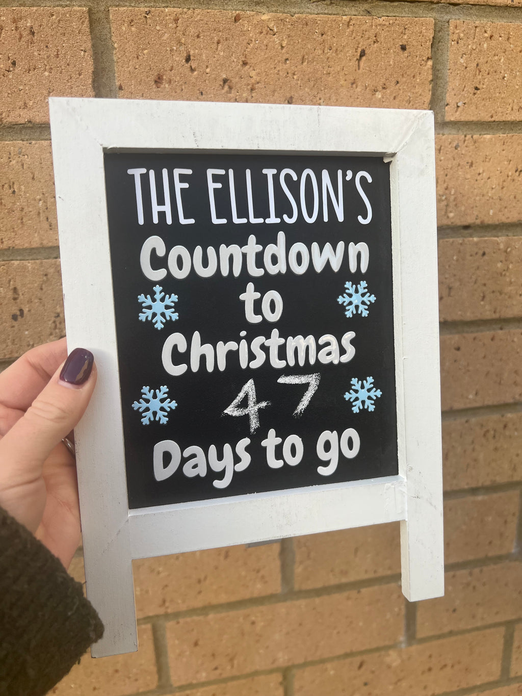 Personalised Countdown Board