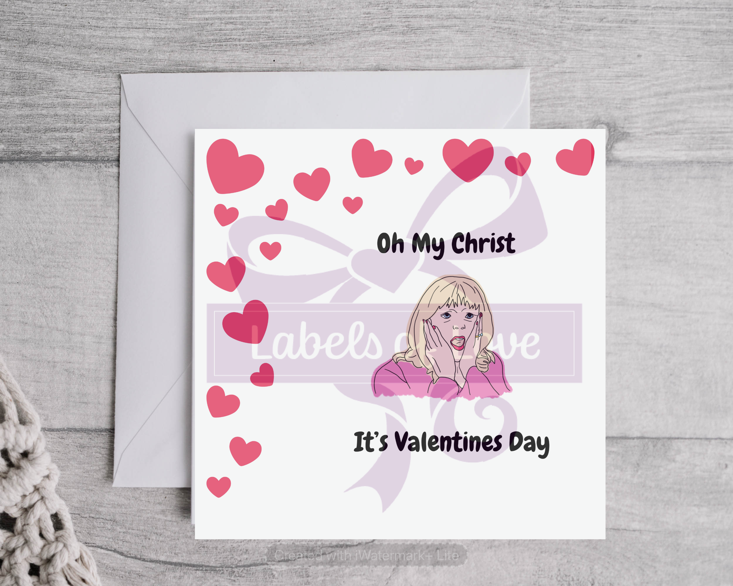 Pam “oh my Christ” Valentines Card - Wedding, Anniversary, Birthday, Friend - Personalised Card- Gavin and Stacey Inspired