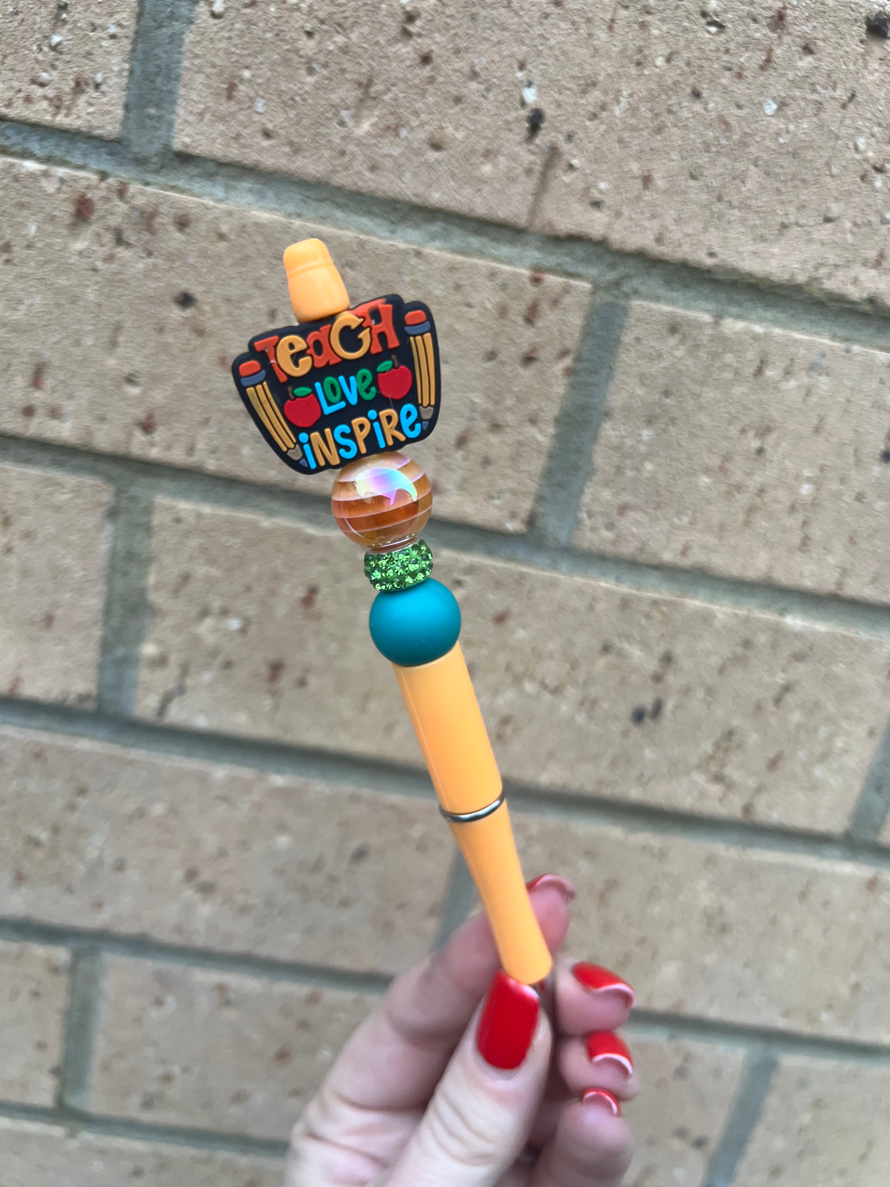 Pre made Custom Beaded Pens (standard size)