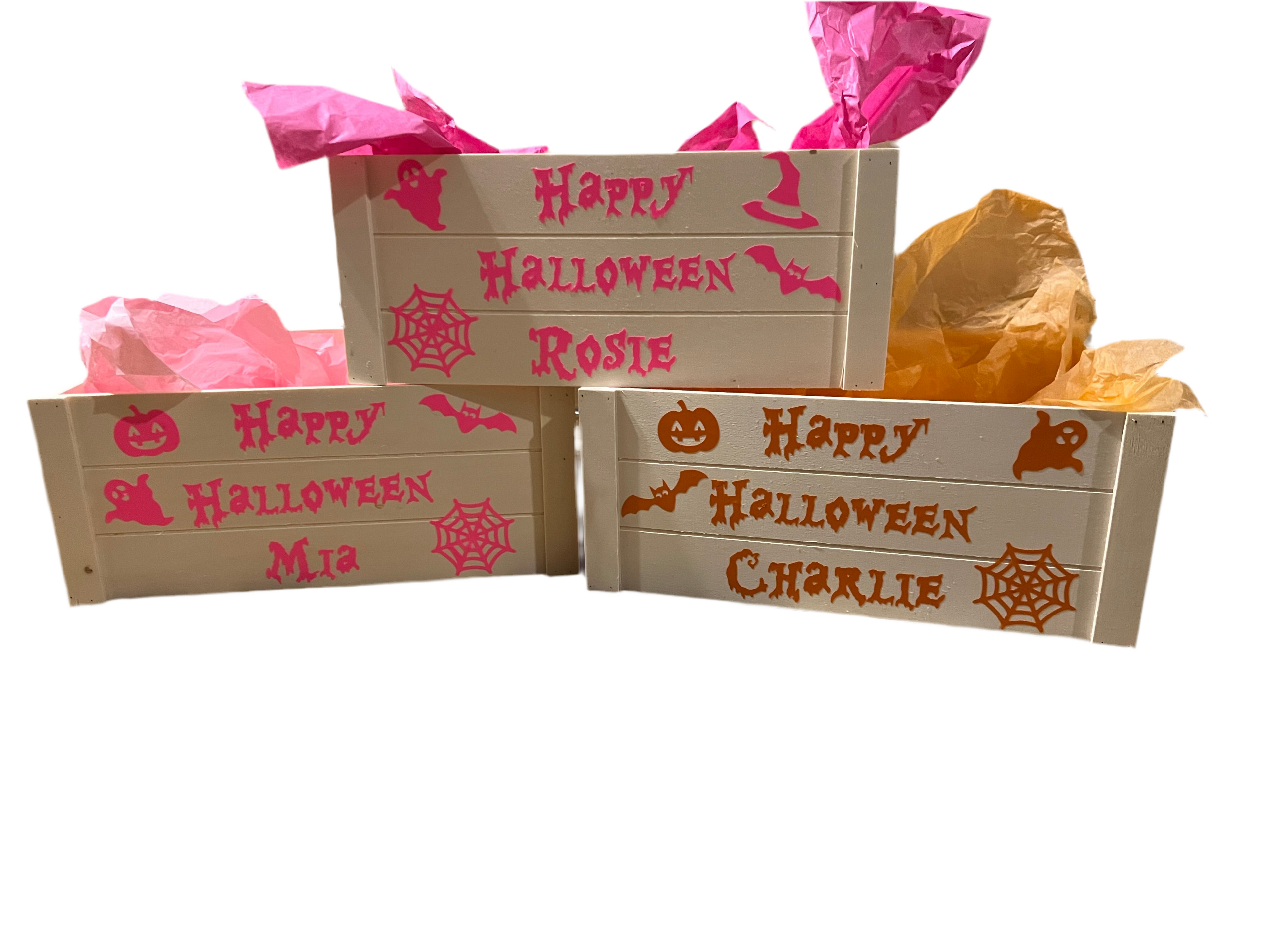 Halloween Crate - Personalised - empty
