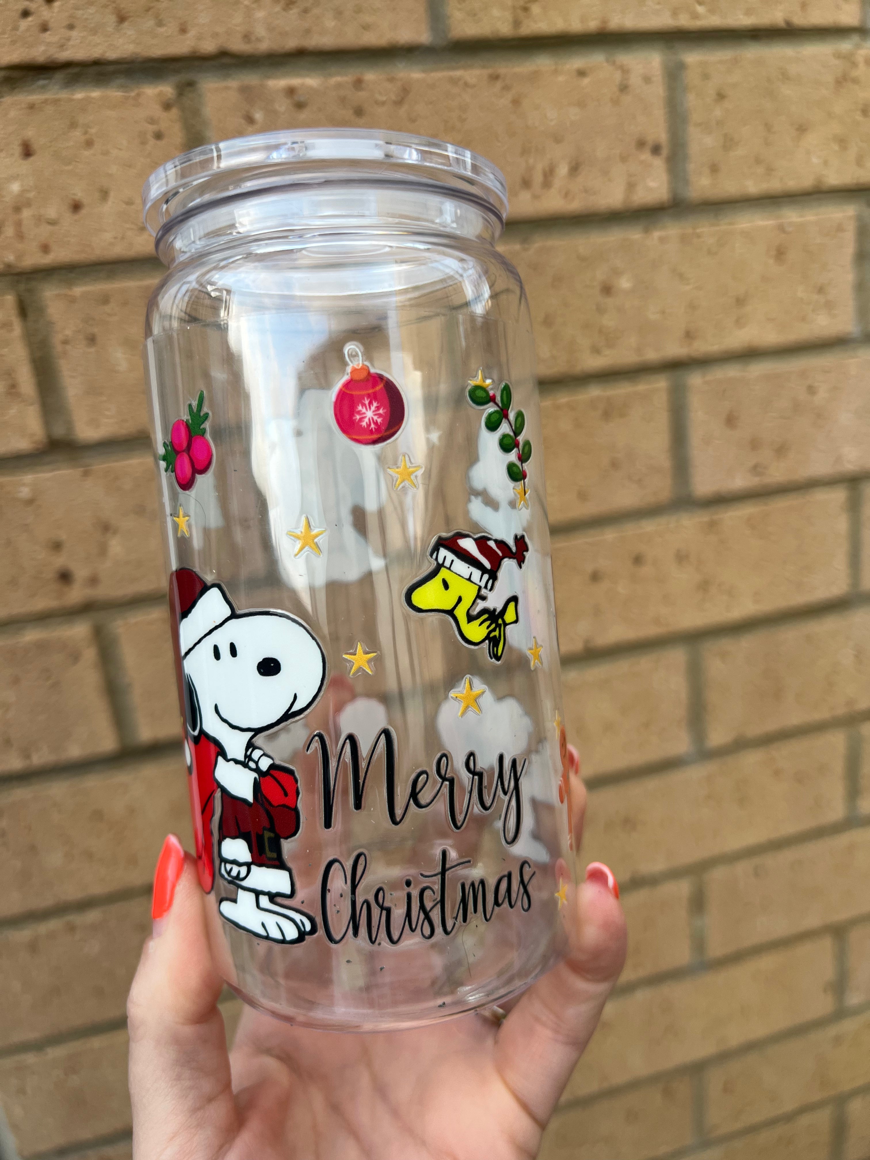 Kids Christmas Plastic Tumblers