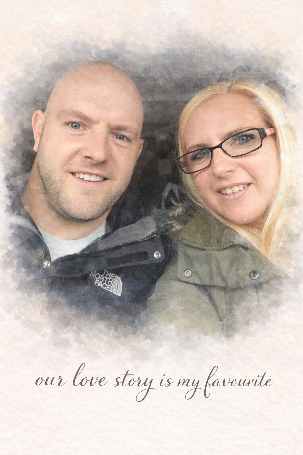 Personalised Love Story Portrait