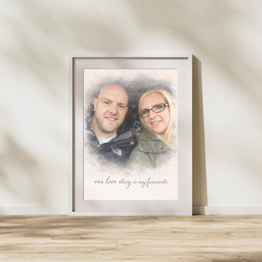 Personalised Love Story Portrait