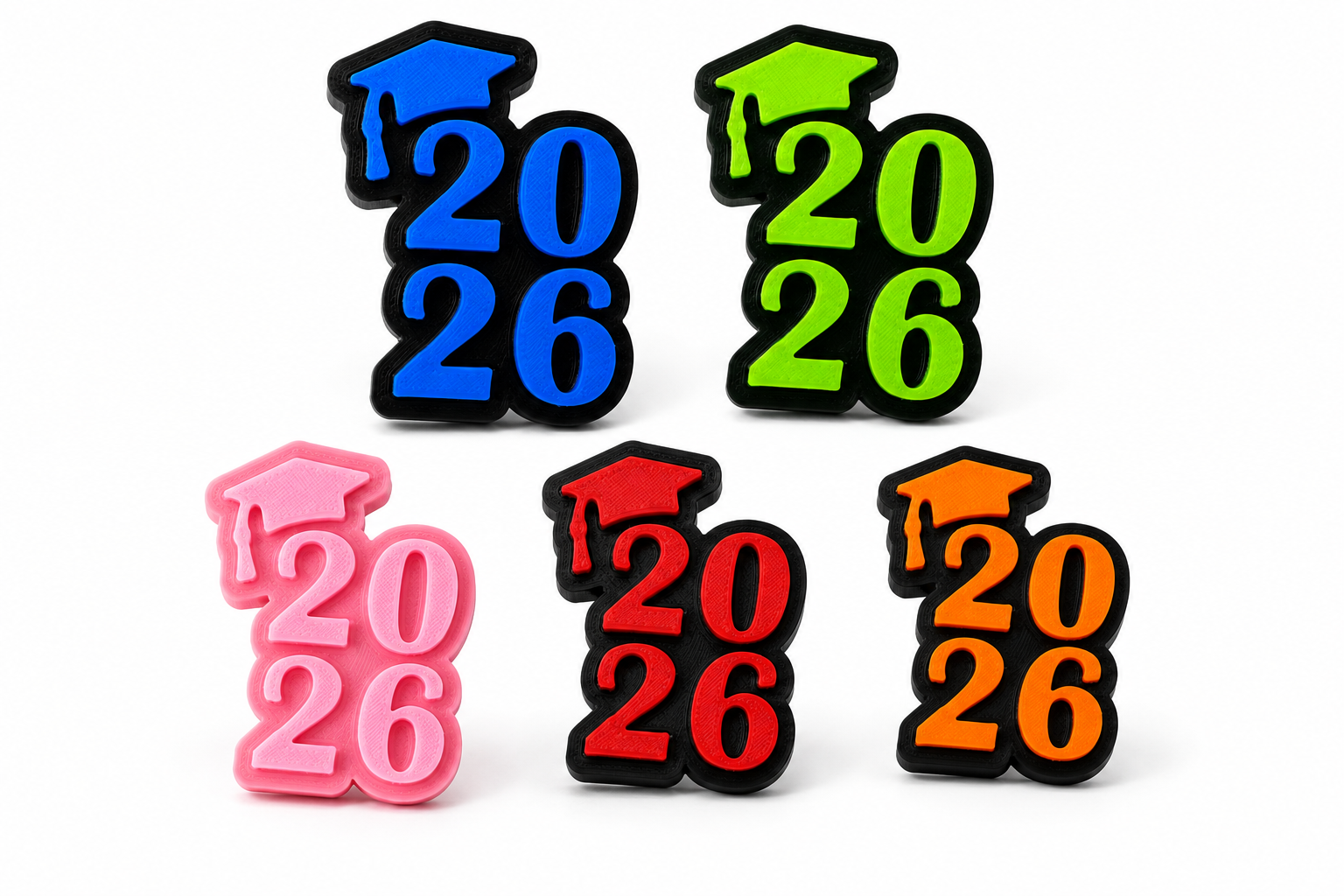 Handmade 2026 Graduation Straw Topper for Stanley Cup or any Straw Cup | Senior 2026 Tumbler Accessory | Made Personally by Labels of Love Team