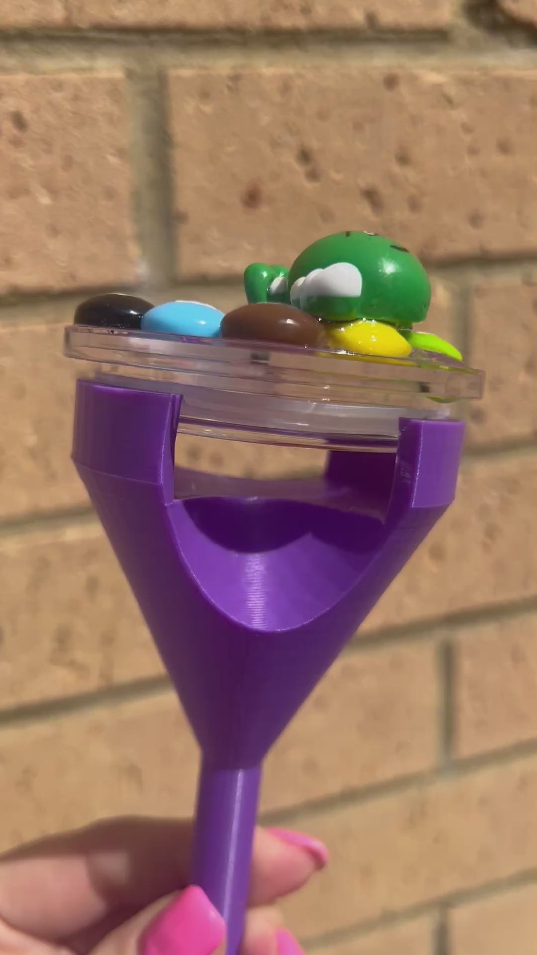 3D Printed Tumbler Lid Decorating Stand | Tumbler Lid Holder for Crafters | Lid Decorating Tool | Multiple Colours Available
